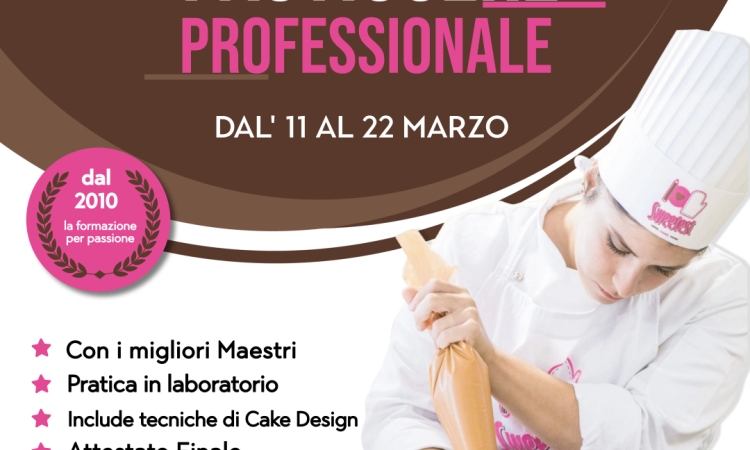 Pescara, dal 11 al 22 marzo 2024 - Corso Base Pasticceria 